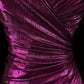 Robe de soirée courte en satin rose à la mode, robe de bal, robe de soirée, robe de soirée, nv4394