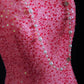 NiceVestidos - Robe de bal longue trapèze à bretelles fines et broderie artistique NV5791