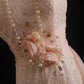 Pink lace tube top short front long back prom dress evening dress homecoming dress birthday dress nv4789