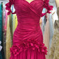 Neues, modisches, langes, figurbetontes Satin-Abendkleid, Brautjungfernkleid, Abschlusskleid NV6635