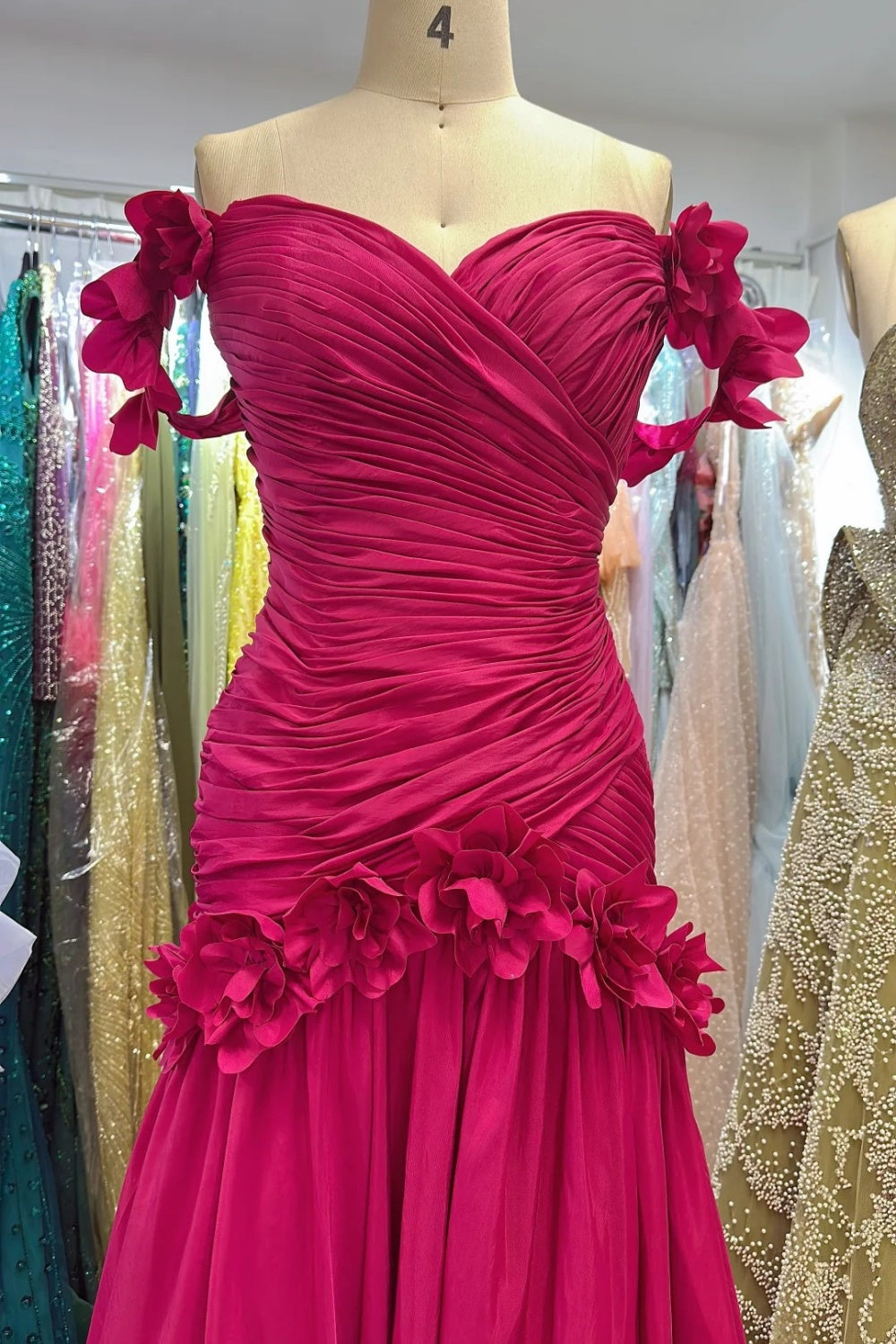 Neues, modisches, langes, figurbetontes Satin-Abendkleid, Brautjungfernkleid, Abschlusskleid NV6635