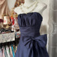Lila Vintage Langes Satin Ballkleid Abendkleid Partykleid nv4366