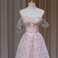 NiceVestidos – Rosa Pailletten-langes, schimmerndes Abendkleid NV5995