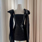 NiceVestidos-_NV Black Short Birthday Dress Formal Suit NV5939