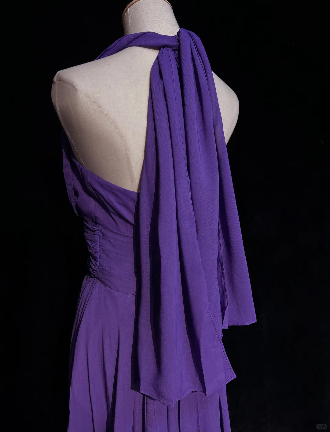 Purple Simple Long Chiffon Ball Gown Evening Dress Party Dress nv4391