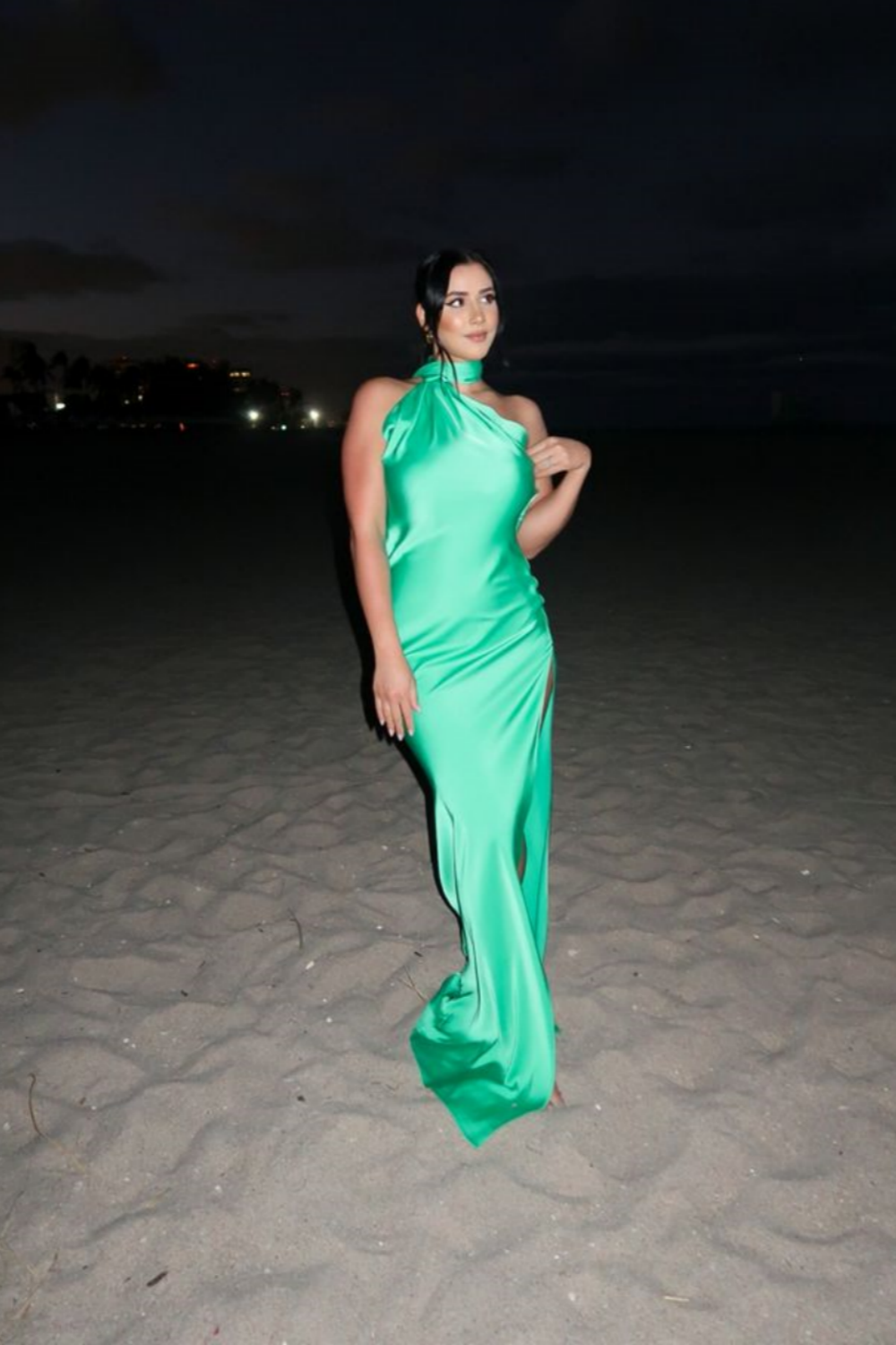 Robe de soirée longue en satin, verte, simple, élégante et à la mode, robe de bal, robe de soirée, robe de soirée, robe d'invité de mariage, nv3938