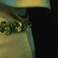 Robe de soirée longue en satin vert olive nv4790
