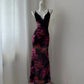 NiceVestidos-Meeresurlaubsreisekleid, geblümtes Chiffon-Langballkleid Nv5621