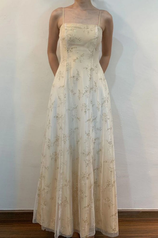 NiceVestidos - Robe de bal longue en tulle à motif floral délicat et dégradé nv5575