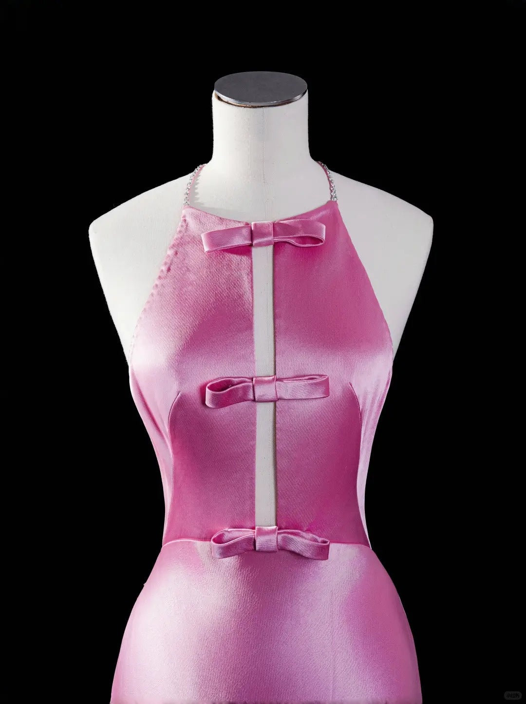 Pink Fashion Strapless Long Satin Ball Gown Evening Dress Party Dress nv4356