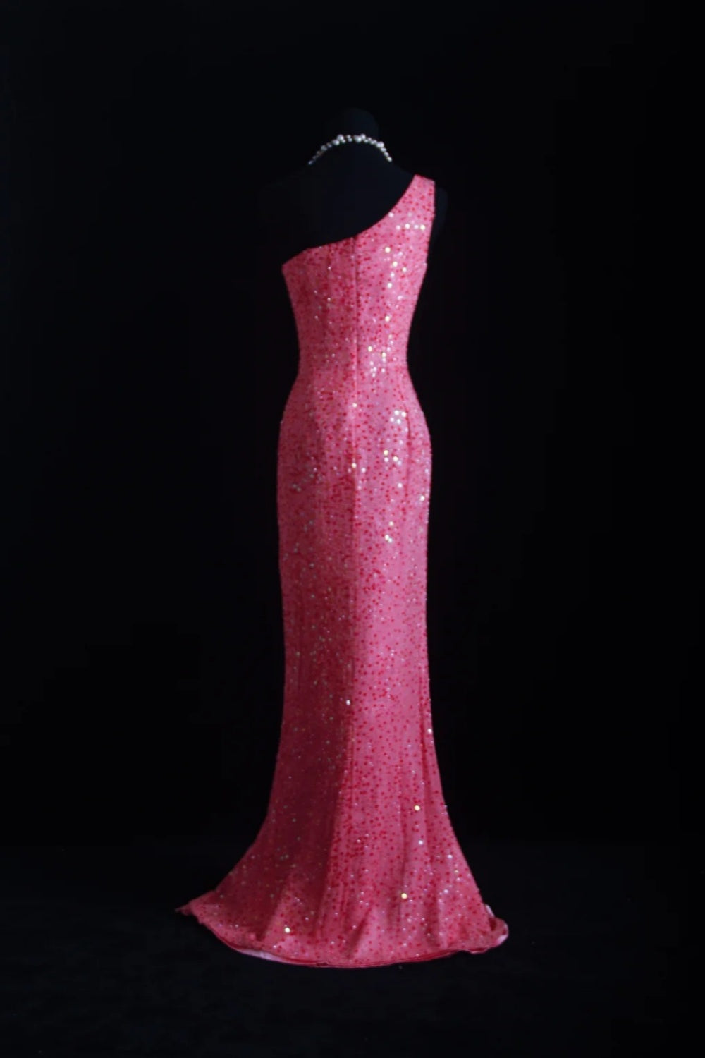 NiceVestidos - Robe de bal longue trapèze à bretelles fines et broderie artistique NV5791