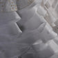 Robe de soirée courte en tulle blanc, magnifique et délicate, avec perles, robe de bal princesse, robe de mariée, nv4126