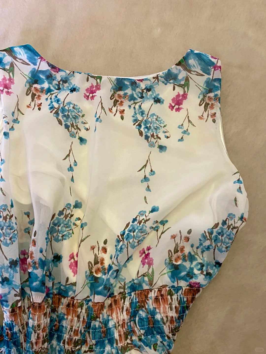 Robe de soirée courte en mousseline de soie, style cour française, motif floral, robe d'anniversaire, nv5161