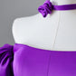 Purple Satin Elegant Long Prom Dress Evening Dress Graduation Dress nv4333