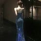 Shiny long slim fit dress  NV6770