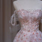 NiceVestidos – Rosa Pailletten-langes, schimmerndes Abendkleid NV5995