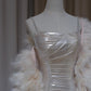 Elegantes und funkelndes langes Ballkleid (ohne Federschal), Abendkleid NV5991