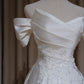 NiceVestidos – Elegantes langes Ballkleid mit zarter weißer Perlenstickerei, Abendkleid NV5992