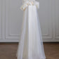 Robe de soirée longue en mousseline de soie jaune clair à fleurs nv4960