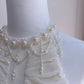 NiceVestidos - Robe longue blanche délicatement perlée, robe de bal de fin d'année NV5943