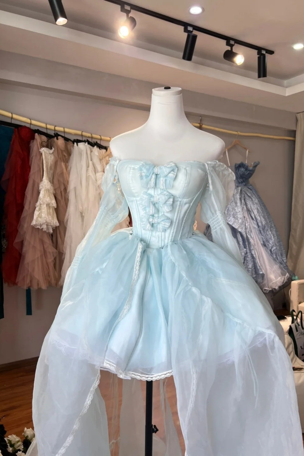 Robe de princesse courte en tulle, robe d'anniversaire, robe de rentrée scolaire NV6645