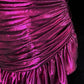 Robe de soirée courte en satin rose à la mode, robe de bal, robe de soirée, robe de soirée, nv4394