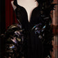 Schwarzes, langes, elegantes Abendkleid NV6539