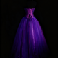 NiceVestidos – Vintage-Lila, zarte Perlen, langes Ballkleid aus Satin-Tüll, Abschlusskleid NV5861