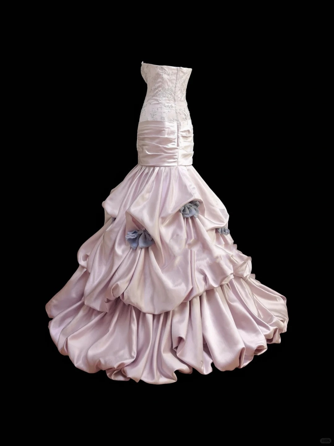 Robe de soirée longue en satin et tulle rose, tenue de princesse, avec nœud en dentelle et nœud, tenue de cérémonie pour adulte, robe d'anniversaire, nv4199