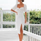 Robe d'anniversaire courte à double sens, simple et blanche, robe de bal, robe de soirée, nv2192