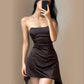 Schlichtes, enges, trägerloses Geburtstagspartykleid, Ballkleid, Abendkleid, Homecoming-Kleid, nv1815