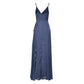 Camisole-Kleid mit unregelmäßigem Rüschenbesatz und Schlitz, Rosarot, NV1339