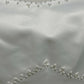 Robe de soirée longue en satin blanc, élégante et délicate, avec perles, nv4927