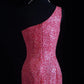 NiceVestidos - Robe de bal longue trapèze à bretelles fines et broderie artistique NV5791