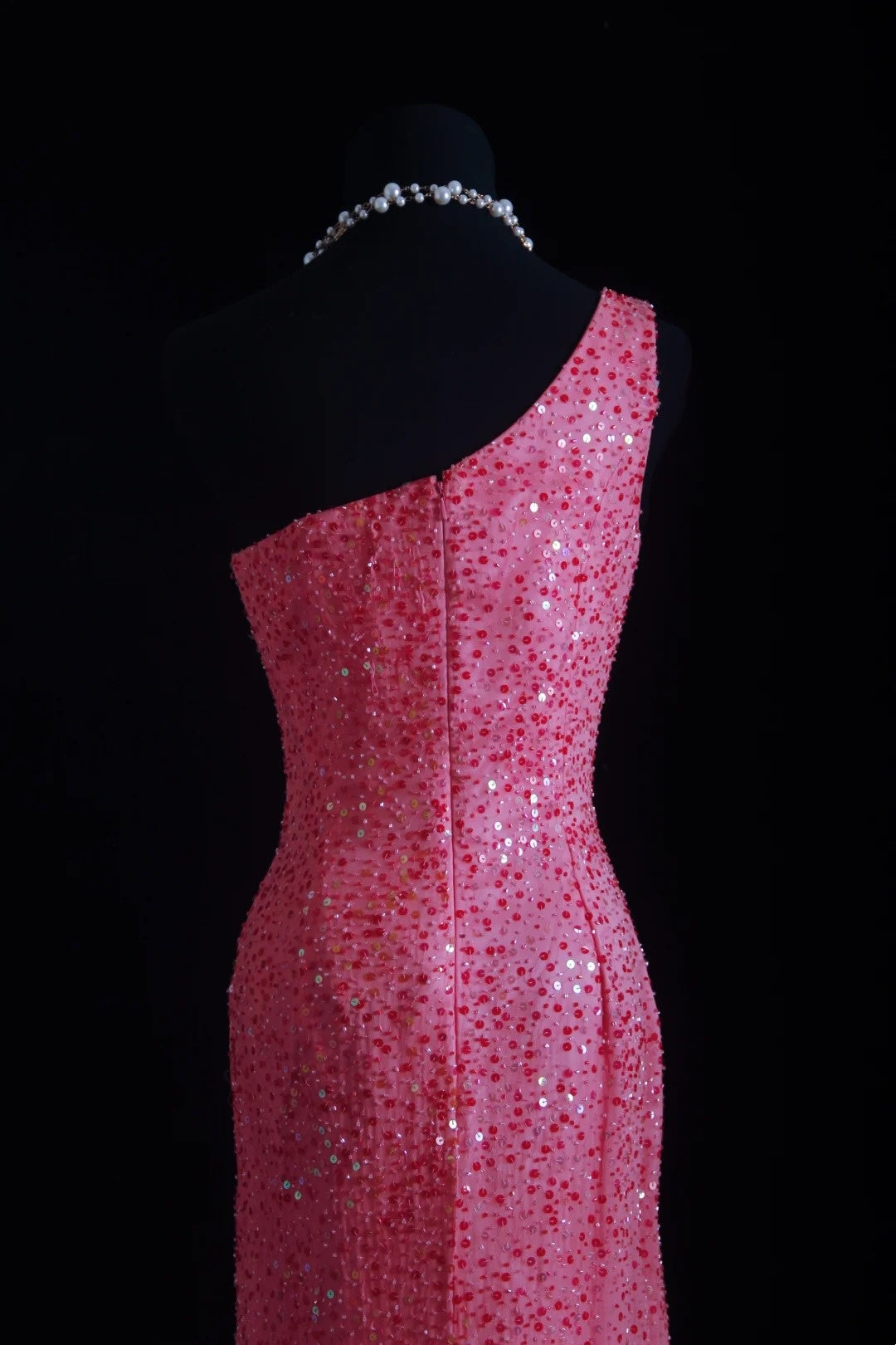 NiceVestidos - Robe de bal longue trapèze à bretelles fines et broderie artistique NV5791