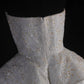Robe de soirée courte en tulle blanc, magnifique et délicate, avec perles, robe de bal princesse, robe de mariée, nv4126