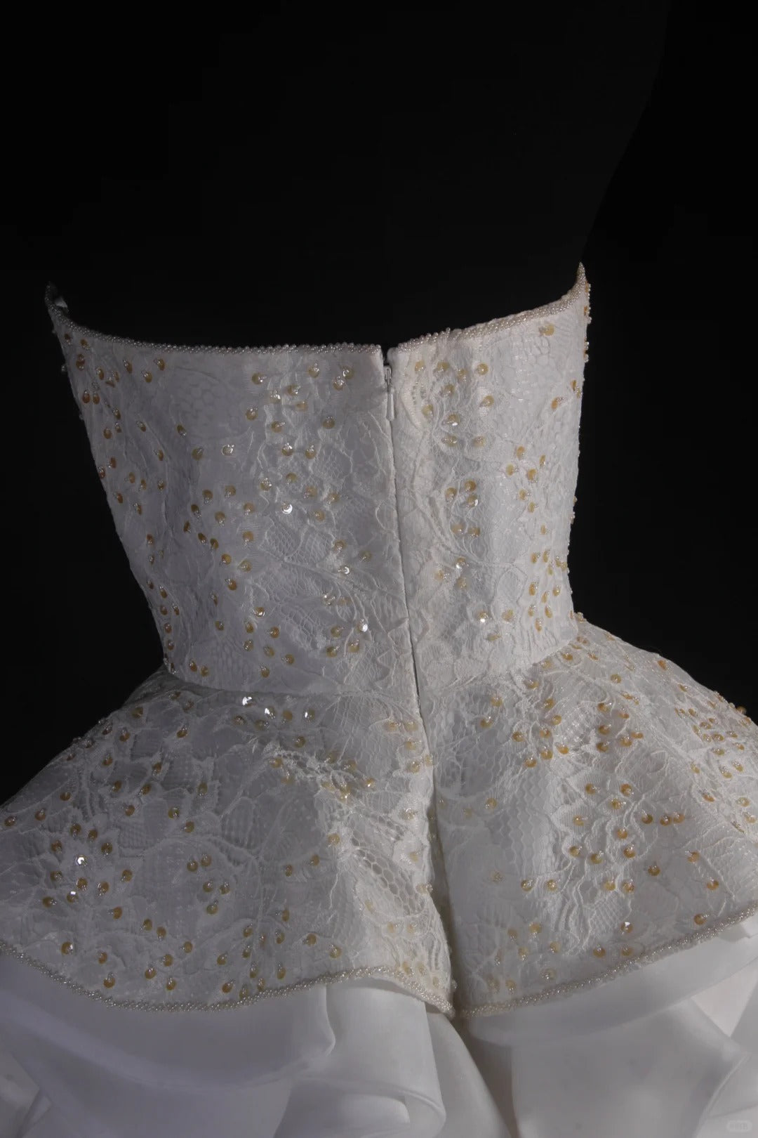 Robe de soirée courte en tulle blanc, magnifique et délicate, avec perles, robe de bal princesse, robe de mariée, nv4126
