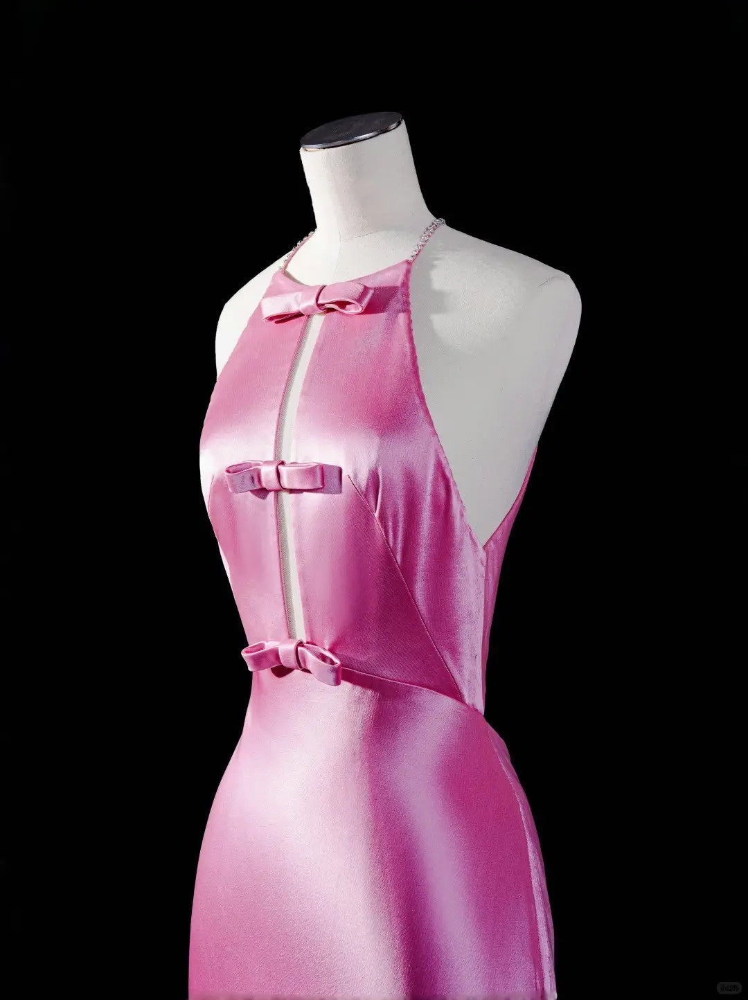 Pink Fashion Strapless Long Satin Ball Gown Evening Dress Party Dress nv4356