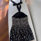NiceVestidos - Wunderschönes, schwarzes, exquisites, kurzes, formelles Heimkehrkleid mit Perlenbesatz, Hoco-Kleid NV5486
