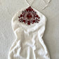 NiceVestidos - Robe de voyage blanche en mousseline brodée à bretelles, idéale pour les vacances, nv5541