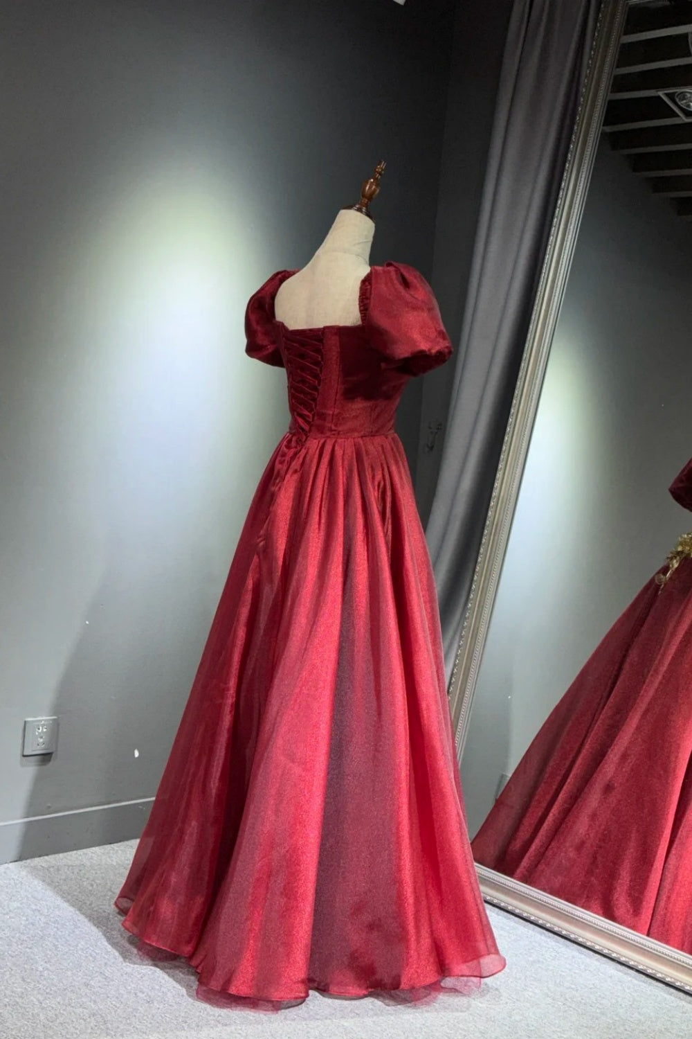 Rotes langes Tanzkleid NV6625