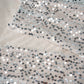 Silbergraues Pailletten-Meerjungfrauenkleid mit Neckholder: Tiefer V-Ausschnitt am Rücken, taillierte Schleppe, festliches Abendkleid NV6410