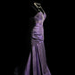 Purple Fashion Elegant Exquisite Beading Long Floor Length Train Ball Gown Evening Dress Party Dress nv4043