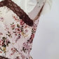 NiceVestidos--Short chiffon homecoming dress for girls, retro floral dress, pastoral retro style NV5660