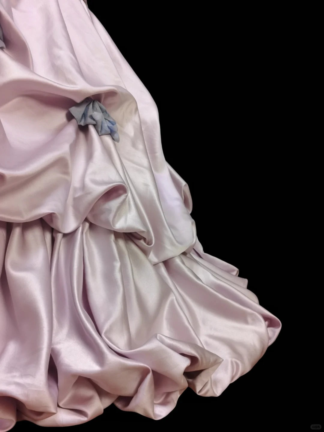 Robe de soirée longue en satin et tulle rose, tenue de princesse, avec nœud en dentelle et nœud, tenue de cérémonie pour adulte, robe d'anniversaire, nv4199