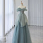 Blaues funkelndes, elegantes, langes, mehrlagiges Pailletten-Tüll-Ballkleid, Abendkleid, Geburtstagspartykleid, Abschlussballkleid nv3841