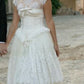 NiceVestidos – Langes Brautkleid aus reiner weißer Spitze NV5836
