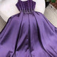 Purple Gorgeous Sequin Rhinestones Decorated Long Ball Gown Evening Dress nv2998