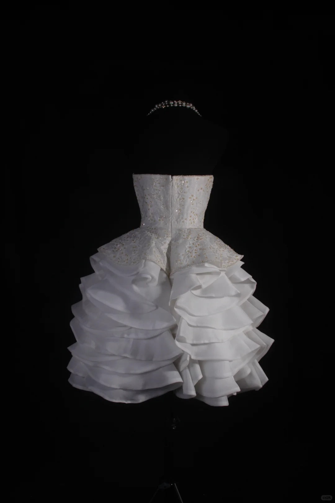 Robe de soirée courte en tulle blanc, magnifique et délicate, avec perles, robe de bal princesse, robe de mariée, nv4126