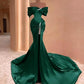 Robe de soirée longue en satin violet, élégante et exquise, perlée, longueur au sol, robe de bal traînante, robe de soirée nv2851